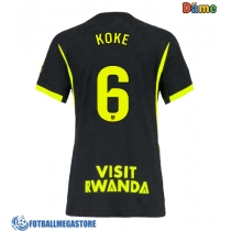 Fotballdrakt Dame Atletico Madrid Koke #6 Bortedrakt 2026-27 Kortermet